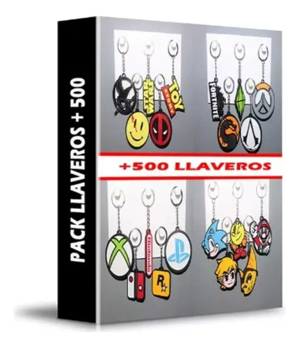 Stl Pack +500 Llaveros - Archivos Stl