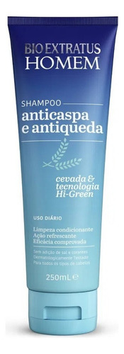 Shampoo Homem Anticaspa E Antiqueda 250ml - Bio Extratus