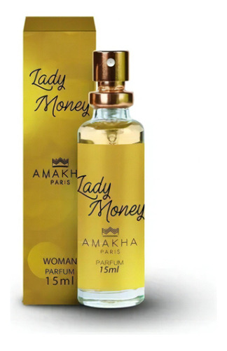 Perfume Feminino Lady Money Amakha Paris 15ml P Bolso Bolsa