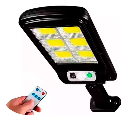 Reflector Solar 300w Luz Led Con Panel Lampara Luz Cob300w