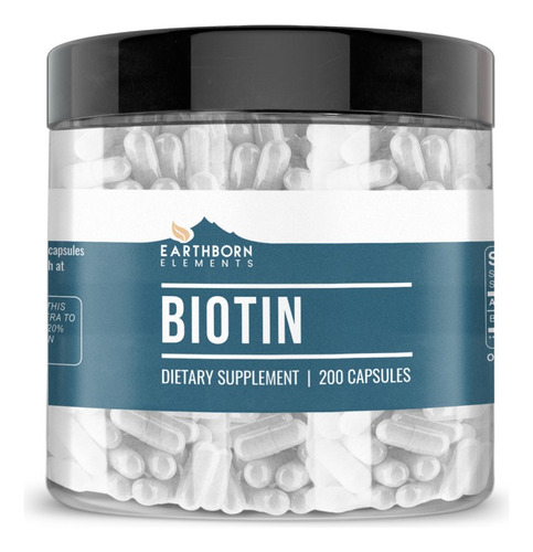 Earthborn Elements | Biotin | 875mg | 200 Capsules