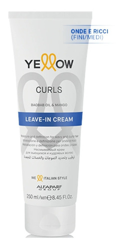 Leave In Cream Yellow Curls Para Rizos - mL a $154