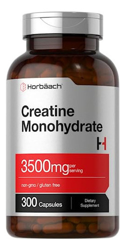 Cápsulas De Monohidrato De Creatina | 3500 Mg | 300 Unidade