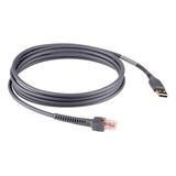 Cable Usb Zebra Tipo A - Rj-50 2 Metros Cba-u01-s07zar G /vc Color Gris