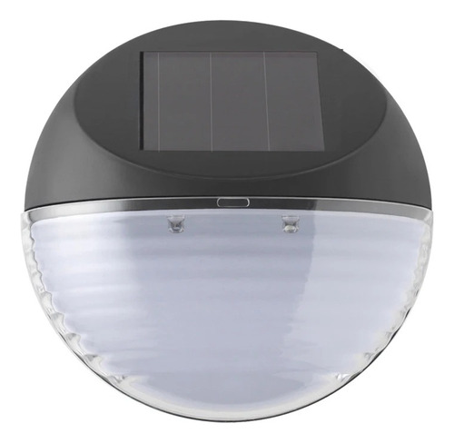 Foco Aplique Exterior Led Lampara Solar Elegante Pack X2