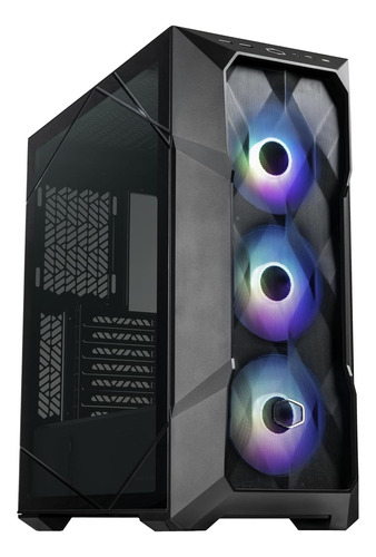 Td500 Mesh V2 Airflow Atx Mid Tower Case Malla Poligonal Vid