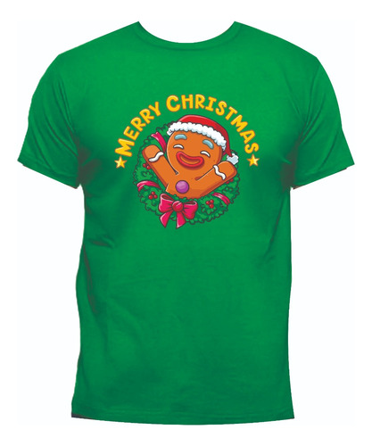 Camisetas Navideñas Navidad Galleta Jengibre Jengi