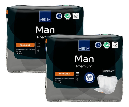 Kit Absorvente Geriátrico Masculino Abena Abri Man Premium