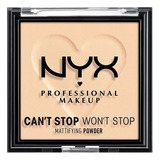 Polvo Fijador Nyx Can't Stop Won't Stop Setting Mattifying Color Light