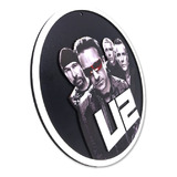 Placa Decorativa Banda U2 Rosto Rock 3d Relevo Bar P423