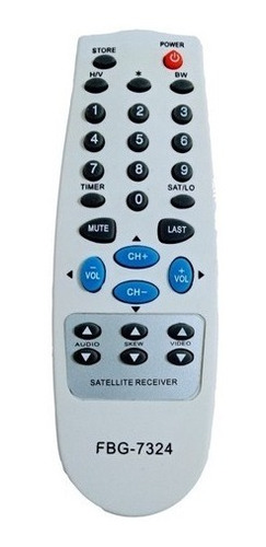 Controle Remoto Para Receptor Visiontec Vt700 Vt1000 Vt2000