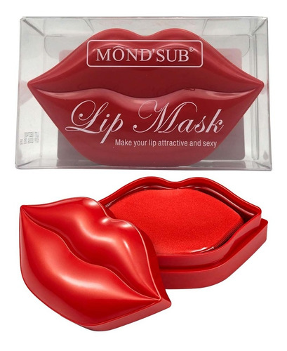 Pack 6 Cajas Mascarillas Hidratantes De Labios  Mondsub