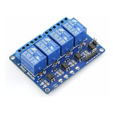 Modulo De 4 Relevadores Relay 4 Canales Pic, Arduino, Avr