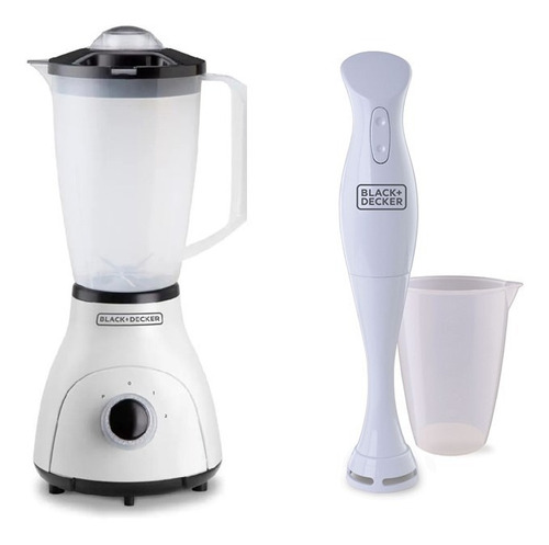 Combo Black+decker  Licuadora Bl1001 + Mini Pimer Hb1002 