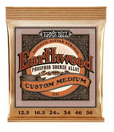 Ernie Ball Earthwood Custom Medium Cuerdas Para Guitarra