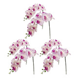 . Tallos De Orquídea, Flores Artificiales, 6 Unidades, .