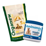 Combo Aminomix Pet Pó 100g + Organew 100g Cães Gatos Vetnil