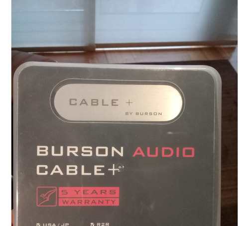 Cable Audio Burson Rca No Audioquest  Monster Transparent