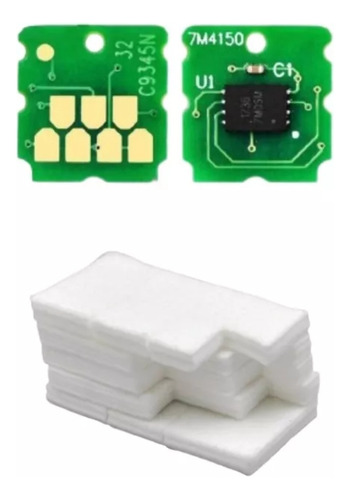 Kit 2 Almohadillas + 2 Chips C9345  Epson L15150