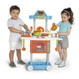 Cozinha Infantil Com Rodas Calesita Tateti Riva Mr. Chef 3+