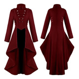 Chaqueta Gotica Steampunk Mujeres Traje Vestido Victoriano A