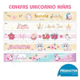 Vinilos Cenefas Infantiles Unicornio Personalizado 9 Mts