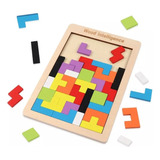 Juguete Didáctico Educativo Madera Ligera Tangram Tetris