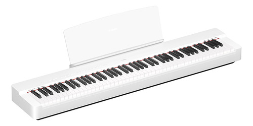 Piano Digital P225wh Branco 88 Teclas C Fonte E Pedal Yamaha