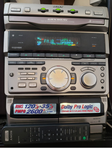  Mini Componente Sony De Colección Grx90av Hifi ( Usado)