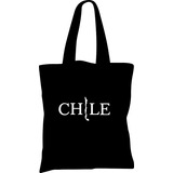 Tote Bag Bolsa Chile - Mapa - Chilito Color - Estampaking
