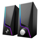 Computer Speakers, Pc Speakers With 6 Lighting Modes, U...