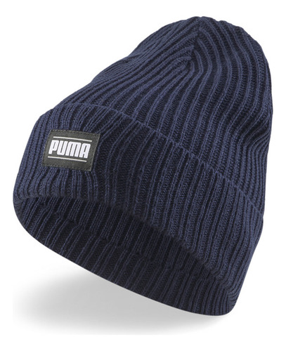 Beanie Puma Ribbed Classic Cuff Azul Adulto