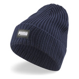 Beanie Puma Ribbed Classic Cuff Azul Adulto