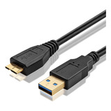 Brendaz Paquete De 2 Cables De Disco Duro Micro Usb  Cable 