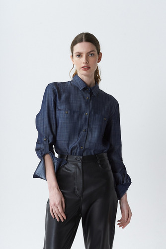 Camisa Denim Des C - Indigo Mujer Desiderata