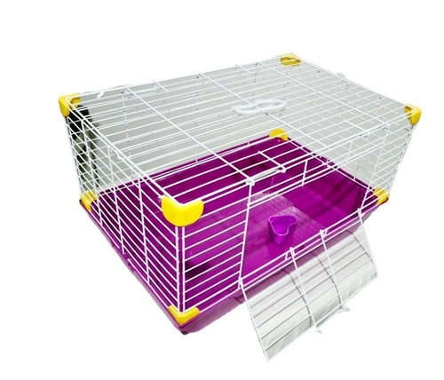 Jaula Sunny Para Conejo Cuyo Erizo Chinchilla Con Plato 45x30x25 Cm 