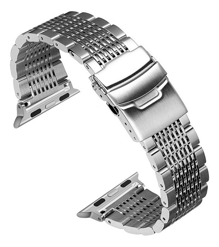 Pulsera De Eslabones Para Apple Watch Inoxi Steel Correa