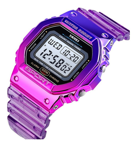 Reloj Skmei 1622 / Mujer, Niños, Resistente Al Agua, Alarma.