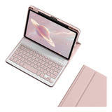 Funda Con Teclado Marca Kaitesi / Para iPad Mini /pink.
