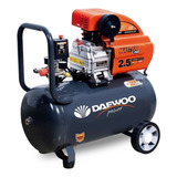 Compresor De Aire Eléctrico Portátil Daewoo Dac Series Dac50d Monofásico 50l 2.5hp 220v 50hz Gris/naranja