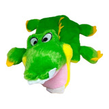 Brinquedo Para Cães Jacaré Crocodilo Pelúcia Pet