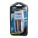 Cargador De Baterías Para Aa, Aaa Y 9v Incluye 2 Baterias Aa