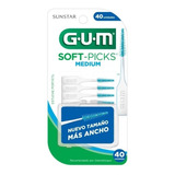 Palillos Dentales Gum Soft-picks Medium 40 U