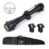 Kit Luneta Mira Riflescope 4x32 Mount 11mm + Capa Carabina