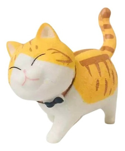 Mini Figuras Gato Coquitos Kawaii Adorno Escritorio Jardín