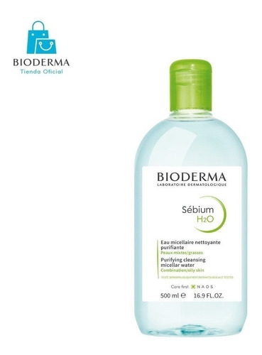 Bioderma Sébium H2o, Limpieza Profunda, 500 Ml