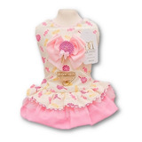 Roupa Roupinha Pet Cachorro Vestido Floral Lollipop Dudog