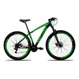 Mountain Bike Sutton Gold 2022 Aro 29 19  24v Freios De Disco Mecânico Câmbios Index 3v Y Sunrun 8v Index Cor Preto/verde