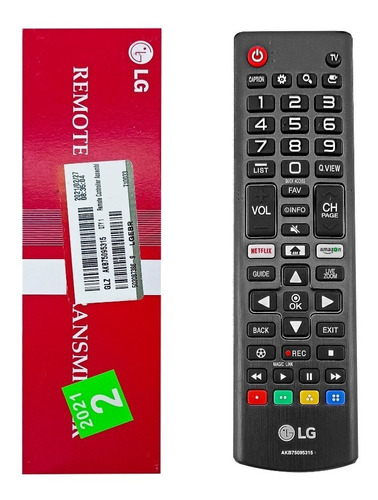 Controle Remoto Tv LG Smart 32/43/49/50/55/65/70 Akb75095315