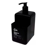 Dispenser Cocina Baño Jabon Esponja Detergente 500ml Negro